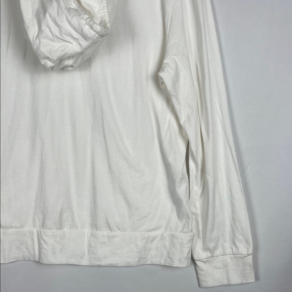 Sofra Women's White Zip-Up Hoodie - Picture 11 of 12